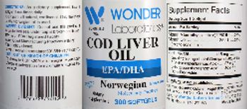 Wonder Laboratories Cod Liver Oil - supplement