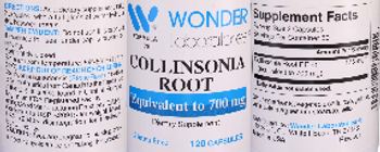 Wonder Laboratories Collinsonia Root - supplement