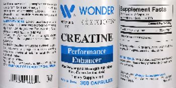 Wonder Laboratories Creatine - supplement
