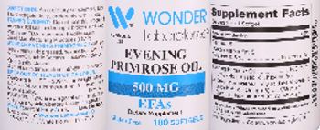 Wonder Laboratories Evening Primrose Oil 500 mg - supplement