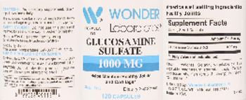 Wonder Laboratories Glucosamine Sulfate 1000 mg - supplement