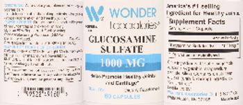 Wonder Laboratories Glucosamine Sulfate 1000 mg - supplement