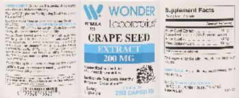 Wonder Laboratories Grape Seed Extract 200 mg - supplement