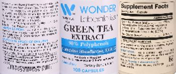 Wonder Laboratories Green Tea Extract - supplement