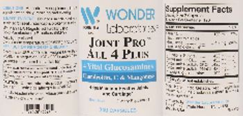 Wonder Laboratories Joint Pro All 4 Plus - supplement