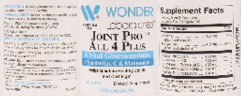 Wonder Laboratories Joint Pro All 4 Plus - supplement