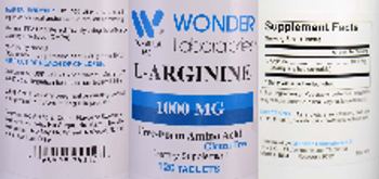 Wonder Laboratories L-Arginine 1000 mg - supplement