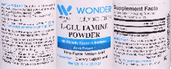 Wonder Laboratories L-Glutamine Powder - supplement