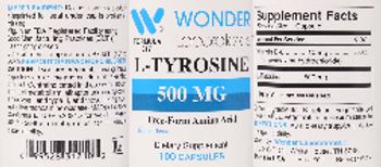 Wonder Laboratories L-Tyrosine 500 mg - supplement