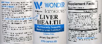 Wonder Laboratories Liver Health - supplement