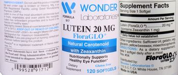 Wonder Laboratories Lutein 20 mg - supplement