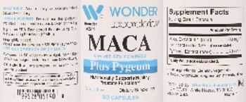 Wonder Laboratories MACA plus Pygeum - supplement