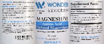 Wonder Laboratories Magnesium - supplement