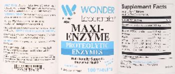 Wonder Laboratories Maxi-Enzyme - supplement