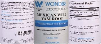 Wonder Laboratories Mexican Wild Yam Root - supplement