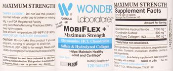 Wonder Laboratories MOBIFLEX+ Maximum Strength - supplement