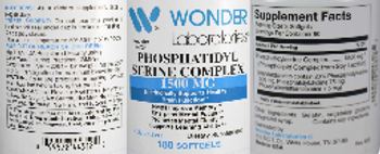 Wonder Laboratories Phosphatidyl Serine Complex 1500 mg - supplement