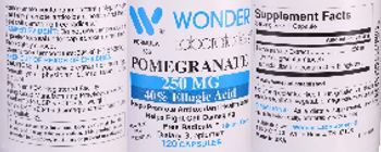 Wonder Laboratories Pomegranate 250 mg - supplement