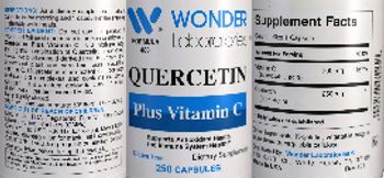 Wonder Laboratories Quercetin plus Vitamin C - supplement