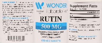 Wonder Laboratories Rutin 500 mg - supplement