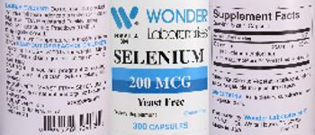 Wonder Laboratories Selenium 200 mcg - supplement