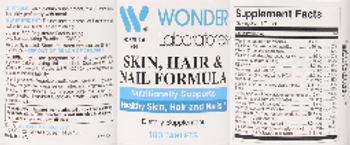 Wonder Laboratories Skin, Hair & Nail Formula - supplement