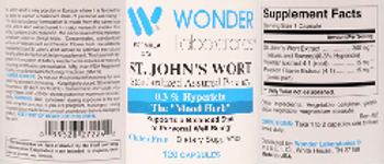 Wonder Laboratories St. John's Wort - supplement