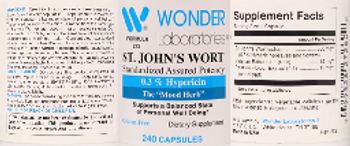 Wonder Laboratories St. John's Wort - supplement