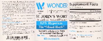 Wonder Laboratories St. John's Wort - supplement