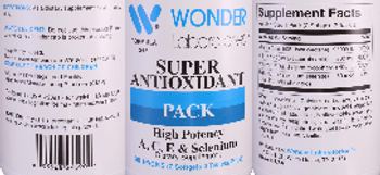 Wonder Laboratories Super Antioxidant Pack - supplement