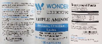 Wonder Laboratories Triple-Aminos - supplement