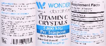 Wonder Laboratories Vitamin C Crystals 5,000 mg - supplement