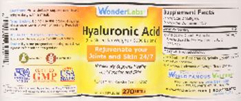 Wonder Labs Hyaluronic Acid - supplement