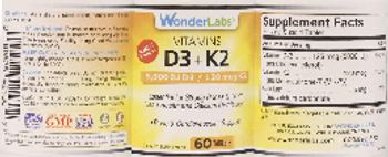 Wonder Labs Vitamins D3 + K2 - supplement