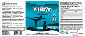 World Nutrition Incorporated Vitalzym - supplement