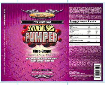 Worldwide Sport Nutrition Extreme NOS Pumped Nitro-Grape - supplement