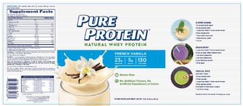Worldwide Sport Nutritional Supplements Pure Protein French Vanilla - protein powder supplement