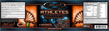 Xcel Sports Nutrition Athletes Whey Cinnamon - supplement