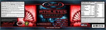 Xcel Sports Nutrition Athletes Whey Strawberry - supplement