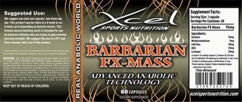 Xcel Sports Nutrition Barbarian FX Mass - supplement
