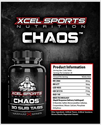 Xcel Sports Nutrition Chaos - supplement