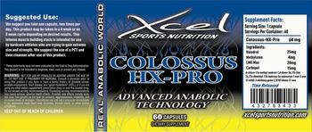 Xcel Sports Nutrition Colossus-HX-Pro - supplement