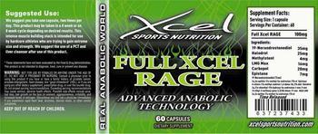 Xcel Sports Nutrition Full Xcel Rage - supplement