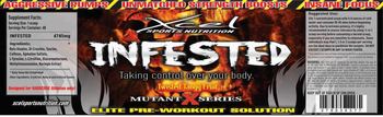 Xcel Sports Nutrition Infested Twisted Tangy Fruit - 