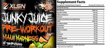 Xcel Sports Nutrition Junky Juice Maui Madness - 