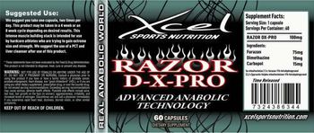 Xcel Sports Nutrition Razor D-X-Pro - supplement