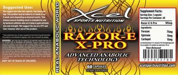 Xcel Sports Nutrition Razor E-X-Pro - supplement
