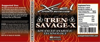 Xcel Sports Nutrition Tren Savage-X - supplement