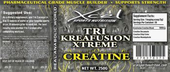 Xcel Sports Nutrition Tri Kreafusion Xtreme Creatine - 