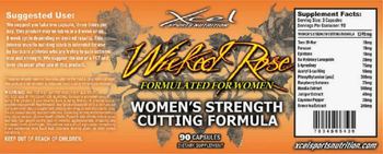 Xcel Sports Nutrition Wicked Rose Women's Strength Cutting Formula - supplement